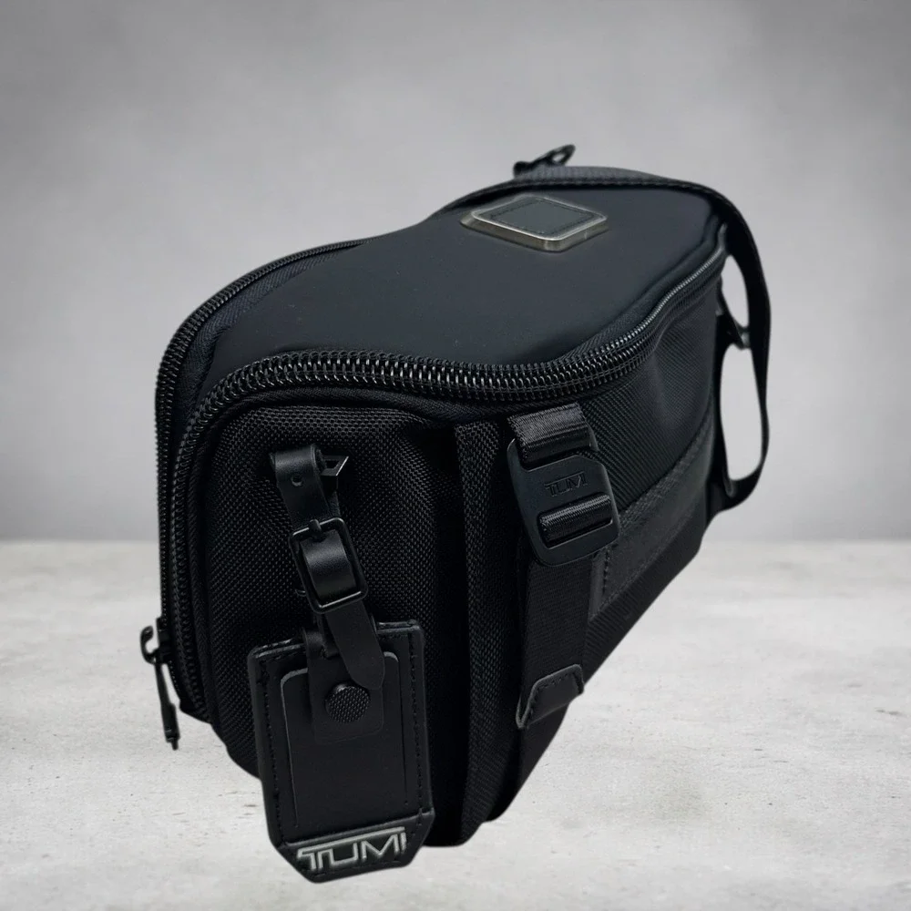 Tumi Alpha Bravo Platoon Sling Crossbody Bag Black‎ Travel Luxury